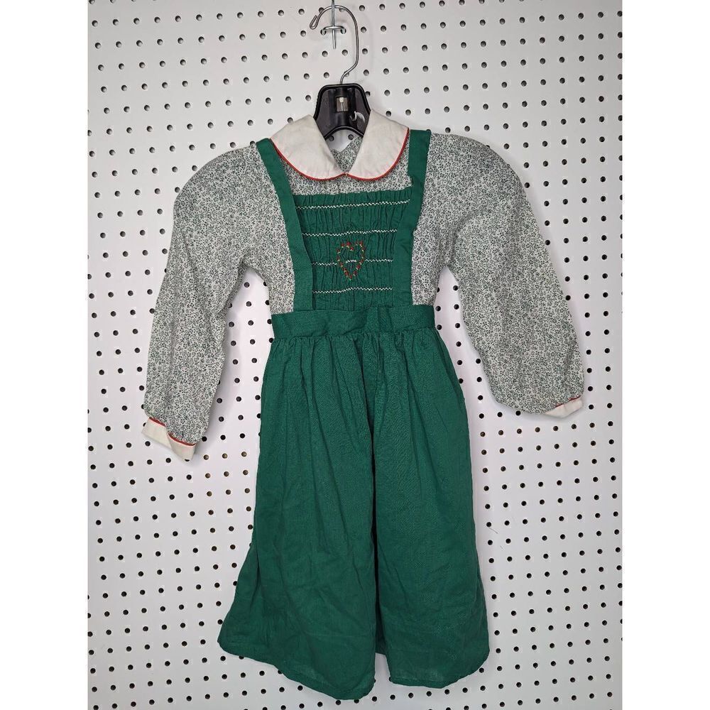 BEAUTIFUL Polly Flinders Christmas dress Hand Smocked size 6
